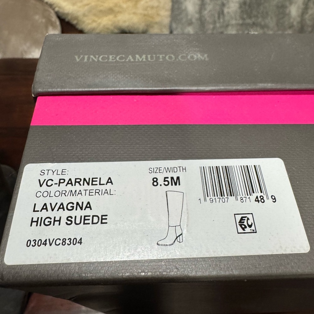 Vince Camuto Gray Women's Knee-High Boots - Picture 2 of 7